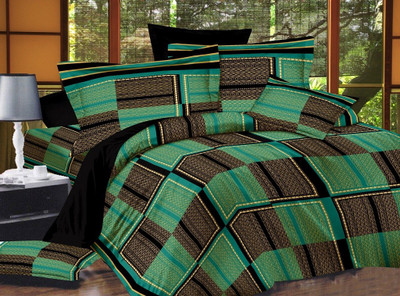 31% OFF on Zigma Collections Cotton Floral Double Bedsheet