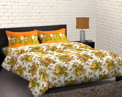 Stellar Home USA Cotton Abstract Single Bedsheet 1 Bed Sheet, 1 Pillow Covers, Multicolor Stellar Home USA Cotton Abstract Single Bedsheet 1 Bed Sheet, 1 Pillow Covers, Multicolor