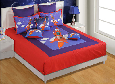 10% OFF on Swayam Cotton Printed Double Bedsheet