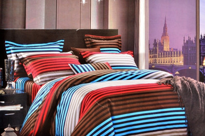 50% OFF on Valtellina Cotton Printed Double King Bedsheet