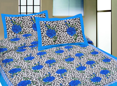 80% OFF on Lali Prints Cotton Printed Single Bedsheet