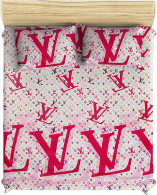 33% OFF on Evion Cotton Floral Queen Bedsheet 1 Bedsheet, 2 Pillow Covers, Pink