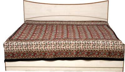 20% OFF on Rama Cotton Floral Double Bedsheet