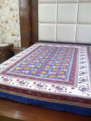 45% OFF on Rajasthan Crafts Cotton Printed Single Bedsheet 45% OFF on Rajasthan Crafts Cotton Printed Single Bedsheet
