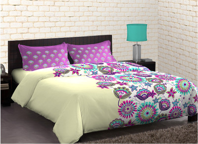 20% OFF on Stellar Home USA Polycotton Printed Double Bedsheet
