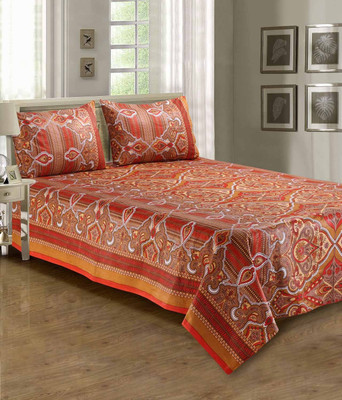40% OFF on Anubhutee Cotton Printed Double Bedsheet 40% OFF on Anubhutee Cotton Printed Double Bedsheet