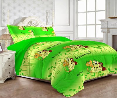 MYCK Cotton Abstract Single Bedsheet MYCK Cotton Abstract Single Bedsheet