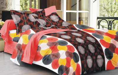 39% OFF on Swapnil Cotton Graphic Double Bedsheet