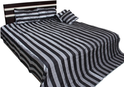 65% OFF on Soundarya Polyester Silk Blend Solid Double Bedsheet 65% OFF on Soundarya Polyester Silk Blend Solid Double Bedsheet