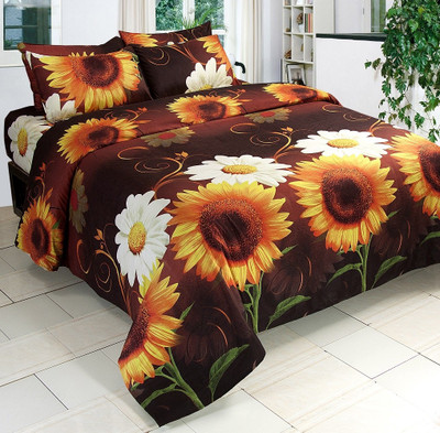 31% OFF on Vertex Polyester Floral Double Bedsheet 31% OFF on Vertex Polyester Floral Double Bedsheet