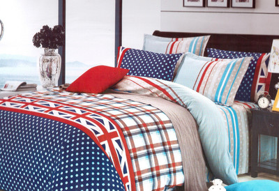 38% OFF on Black Ivy Polycotton 3D Printed Double Bedsheet