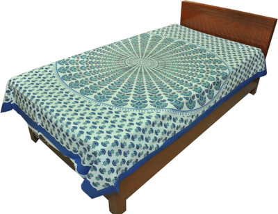 77% OFF on Shop Rajasthan Cotton Paisley Single Bedsheet