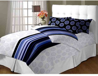 20% OFF on Blush Cotton Printed Double Bedsheet