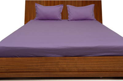 10% OFF on LNT Cotton Plain Single Bedsheet
