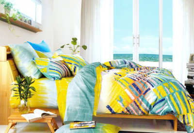 20% OFF on Ross Luxury Living Cotton Abstract Double Bedsheet