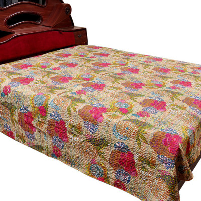55% OFF on Little India Cotton Double Bed Cover