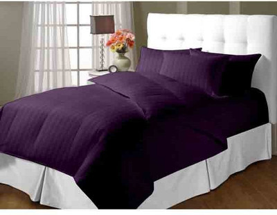 19% OFF on Blush Cotton Solid Double Bedsheet