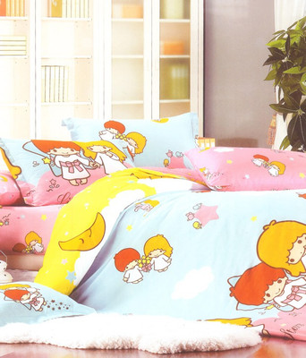 58% OFF on Valtellina Cotton Printed Single Bedsheet