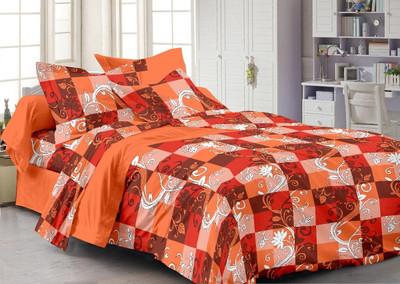 40% OFF on Cenizas Cotton Geometric Double Bedsheet 1 Bedsheet, 2 Pillow Covers, Orange 40% OFF on Cenizas Cotton Geometric Double Bedsheet 1 Bedsheet, 2 Pillow Covers, Orange