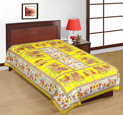 79% OFF on Shop Rajasthan Cotton Animal Single Bedsheet