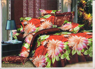 68% OFF on Z Decor Polycotton Floral Double Bedsheet