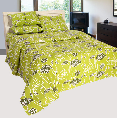 50% OFF on FabLooms Cotton Floral Double Bedsheet 50% OFF on FabLooms Cotton Floral Double Bedsheet
