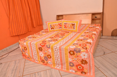60% OFF on First Look Cotton Floral Double Bedsheet 60% OFF on First Look Cotton Floral Double Bedsheet