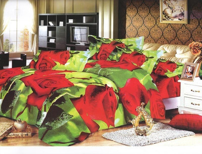 45% OFF on Groovy Polycotton Printed Double Bedsheet