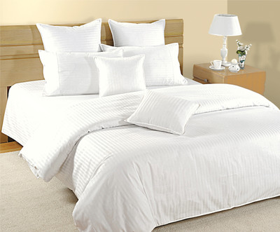 27% OFF on Swayam Cotton Striped Double Bedsheet 27% OFF on Swayam Cotton Striped Double Bedsheet