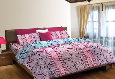 10% OFF on Stellar Home USA Cotton Printed Double Bedsheet 1 Bed Sheet, 2 Pillow Covers, Multi Colour 10% OFF on Stellar Home USA Cotton Printed Double Bedsheet 1 Bed Sheet, 2 Pillow Covers, Multi Colour