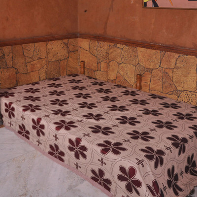 50% OFF on Unnati Cotton Printed Single Fitted Bedsheet