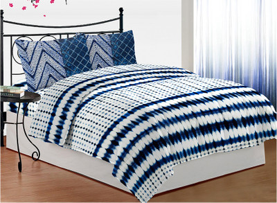 11% OFF on Bombay Dyeing Cotton Printed Double Bedsheet 2 Pillow Covers, 1 Bedsheet