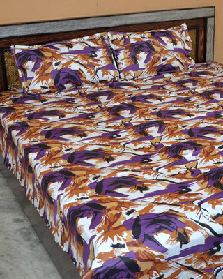 55% OFF on Famacart Cotton Printed Double Bedsheet