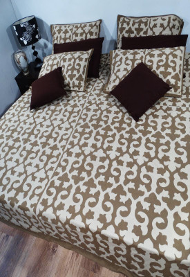 53% OFF on Heritagefabs Cotton Printed Double Bedsheet