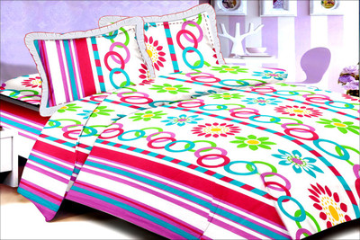 55% OFF on Fashigo Cotton Abstract Double Bedsheet 1 Double Bedsheet, 2 Pillow Covers, Multicolor 55% OFF on Fashigo Cotton Abstract Double Bedsheet 1 Double Bedsheet, 2 Pillow Covers, Multicolor
