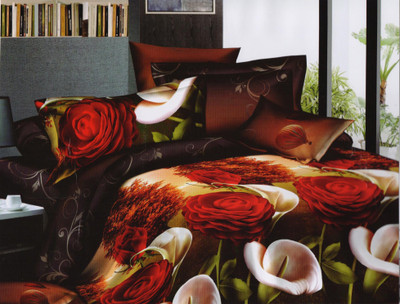 42% OFF on Gran Polycotton Abstract Double Bedsheet