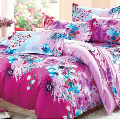 54% OFF on By Vikon's Cotton Printed King Bedsheet