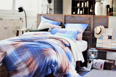 55% OFF on Valtellina Cotton Abstract Double Bedsheet