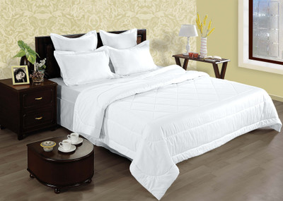 30% OFF on Birla Century Cotton Solid Double Bedsheet