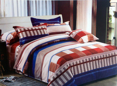 39% OFF on RS7 Polycotton Printed Double Bedsheet 1 Bedsheet, 2 Pillow Covers, Multicolor