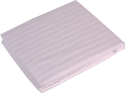 30% OFF on Dreams Bed Linen Cotton Striped Double Bedsheet