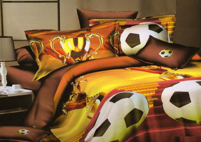 28% OFF on Zigma Collections Cotton Linen Blend Printed King Bedsheet