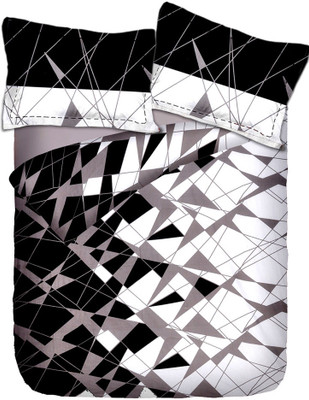 53% OFF on meSleep Cotton Floral Double Bedsheet