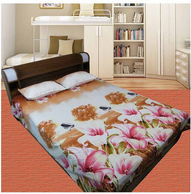40% OFF on Thefancymart Polycotton Printed Double Bedsheet 1 Double Bed Sheet With 2 Pillow Cover, Multicolour 40% OFF on Thefancymart Polycotton Printed Double Bedsheet 1 Double Bed Sheet With 2 Pillow Cover, Multicolour