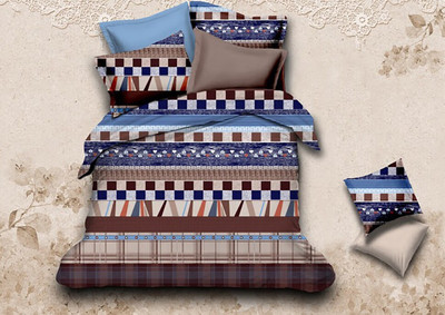 75% OFF on Kalash Druvis Cotton Abstract Queen sized Double Bedsheet