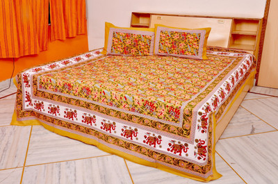 60% OFF on Popular Cotton Printed Double Bedsheet 60% OFF on Popular Cotton Printed Double Bedsheet