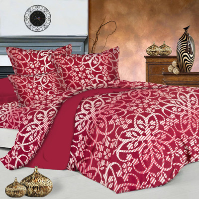 18% OFF on Aapno Rajasthan Cotton Printed Double Bedsheet