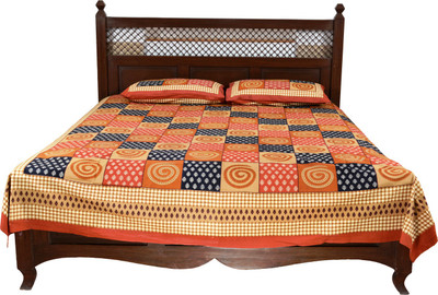 60% OFF on Soundarya Cotton Abstract Double Bedsheet