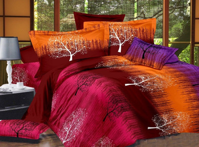 17% OFF on Zigma Collections Cotton Printed Double Bedsheet