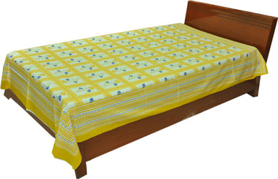 76% OFF on RajLaxmi Cotton Checkered Single Bedsheet 1 Bed Sheet, Multicolor